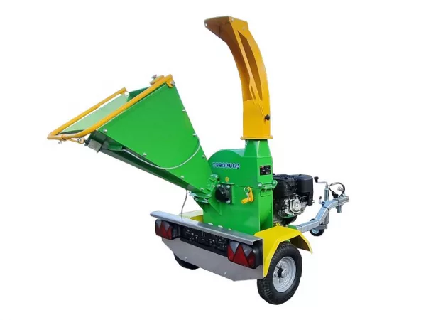 Victory BX-2000-E wegtoegelaten (CoC-papier) houtversnipperaar, houthakselaar met Briggs&Stratton motor met e-starter; schijfelhakselaar